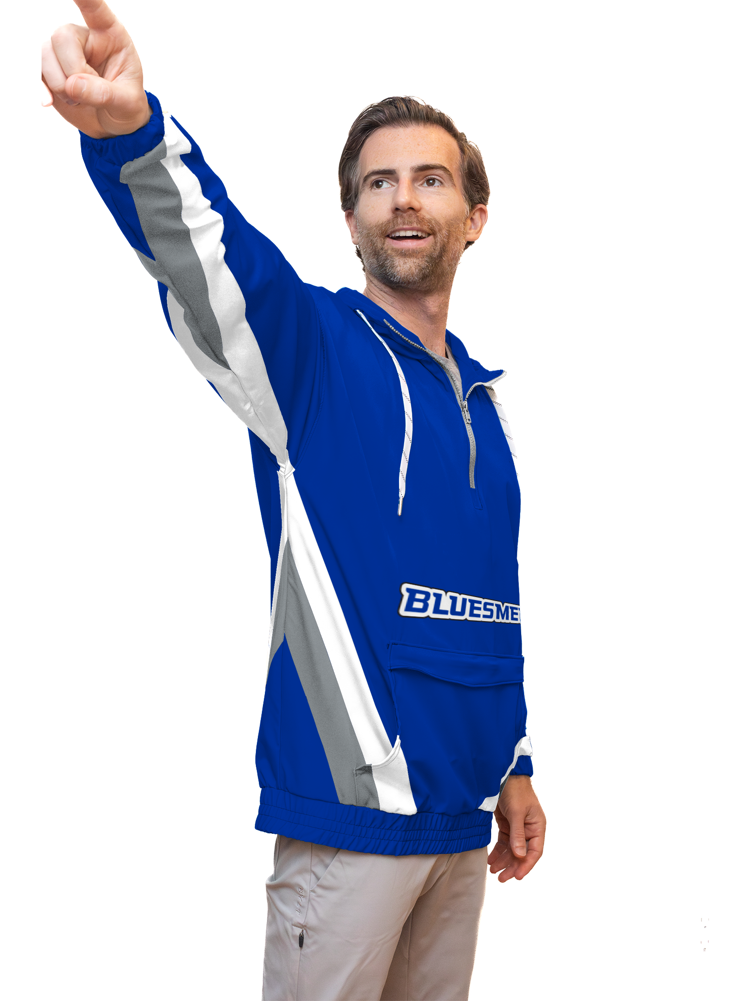 Chicago Bluesmen Hockey Windbreaker