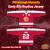 Pittsburgh Hornets Early 60s Replica Jersey (CUSTOM - PRE-ORDER)