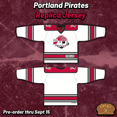 Portland Pirates Late 90s Replica White Jersey (BLANK - PRE-ORDER)