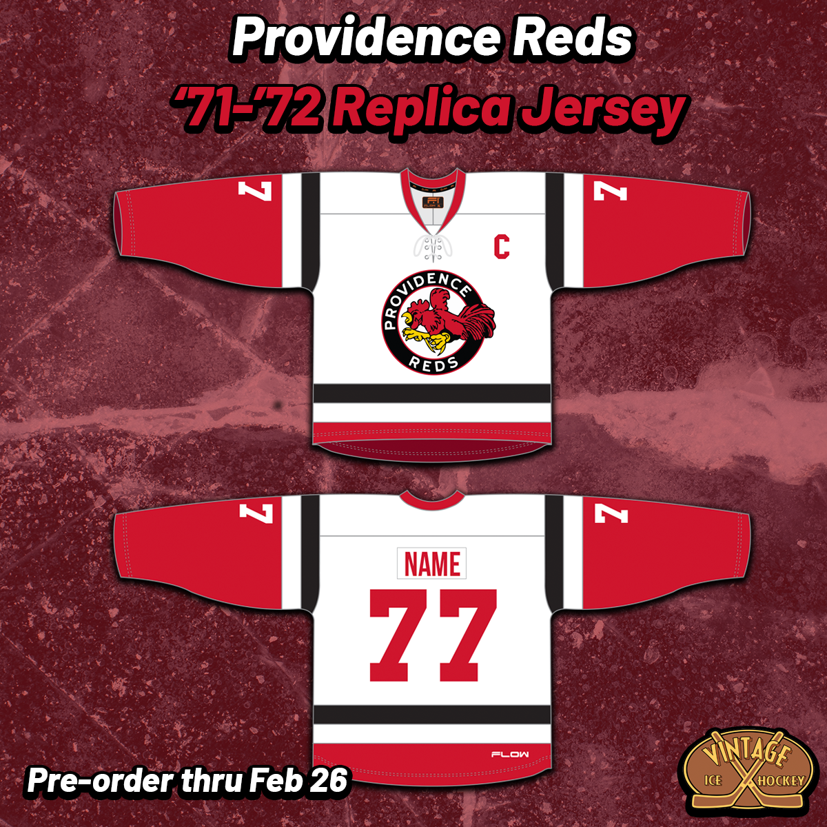 Custom vintage discount hockey jerseys