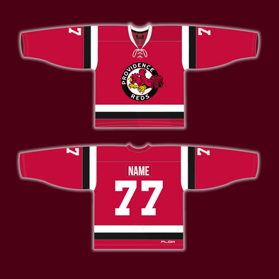 Providence Reds 1971-72 Away Replica Jersey (CUSTOM - PRE-ORDER)