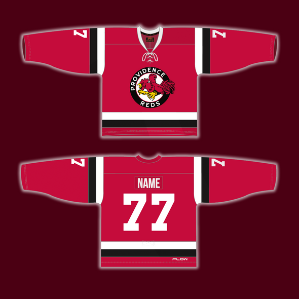 Providence Reds 1971-72 Away Replica Jersey (CUSTOM - PRE-ORDER)