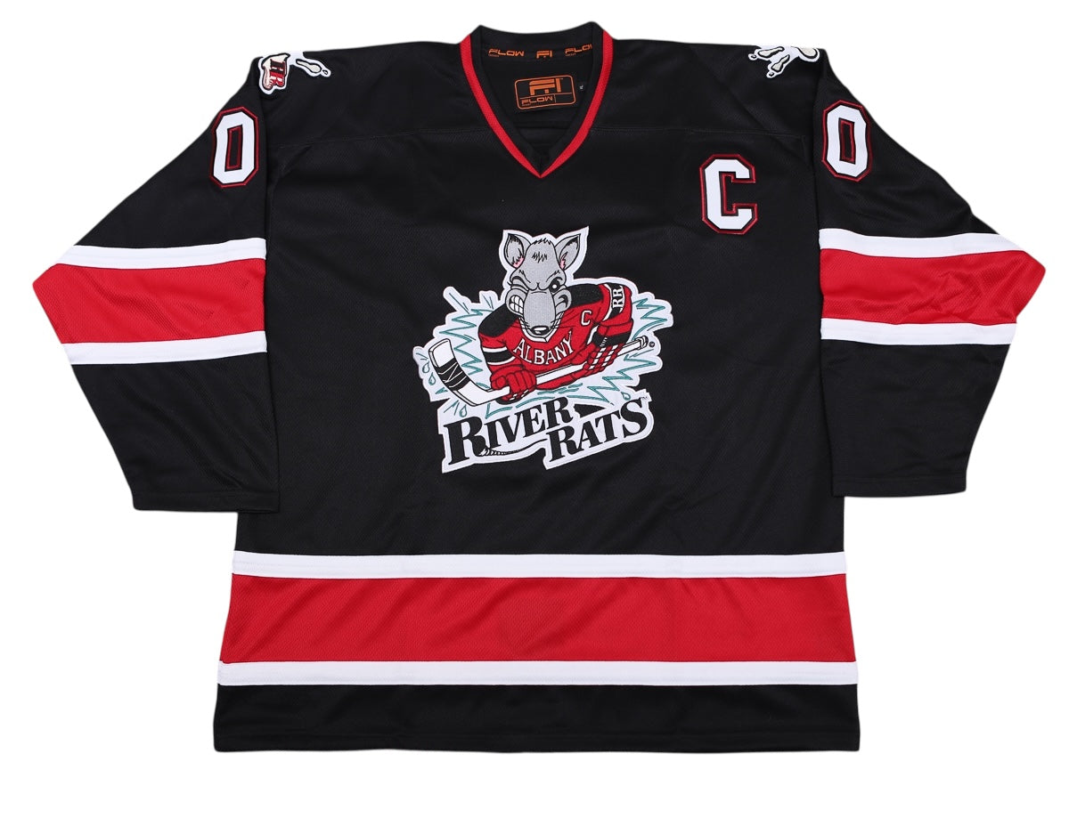 Albany River Rats® Black Alternate Jersey (CUSTOM - PRE-ORDER)