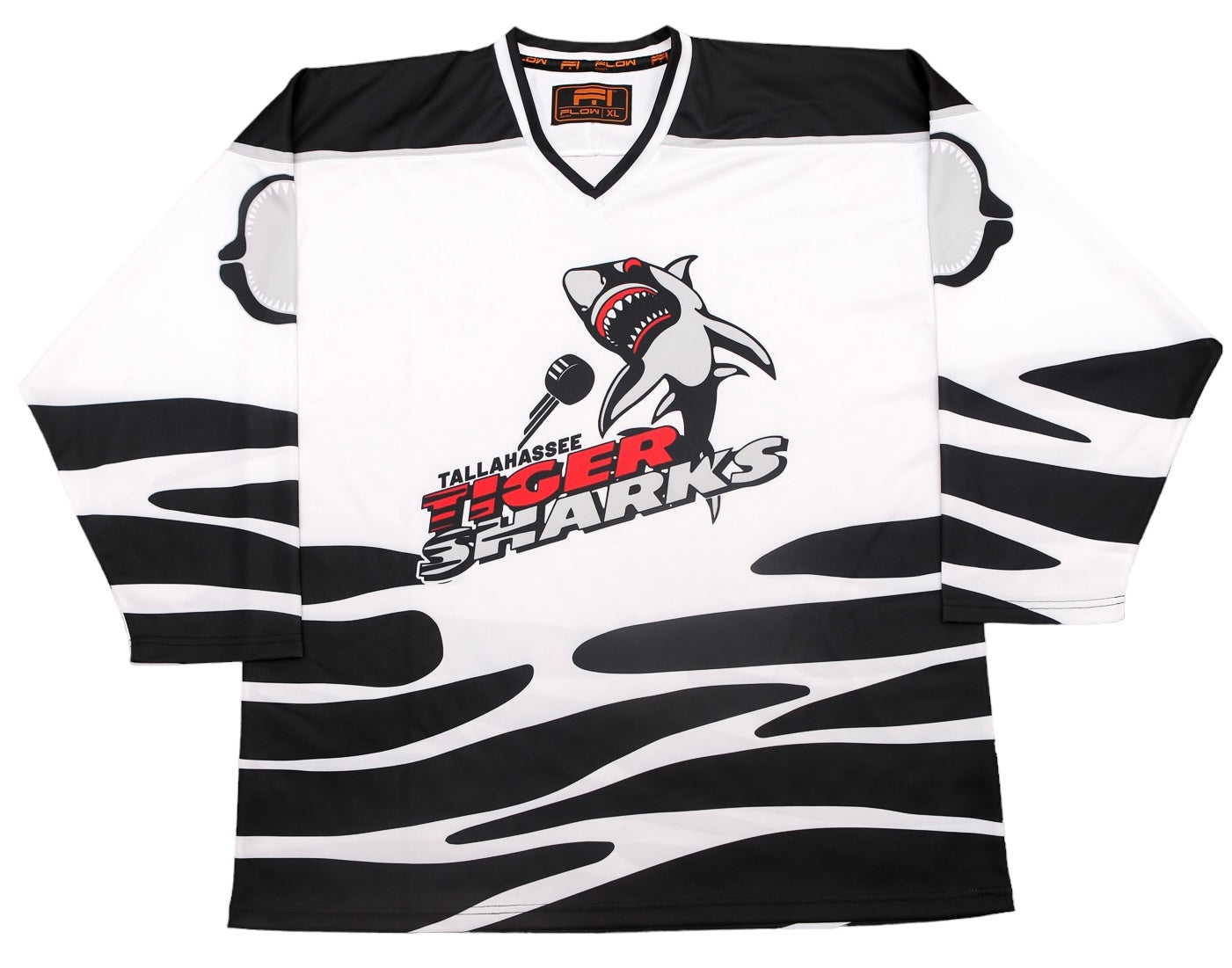Tallahasse Tiger Sharks White Jersey (BLANK - PRE ORDER)