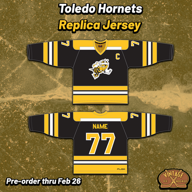 Toledo Hornets Replica Jersey (CUSTOM - PRE-ORDER)