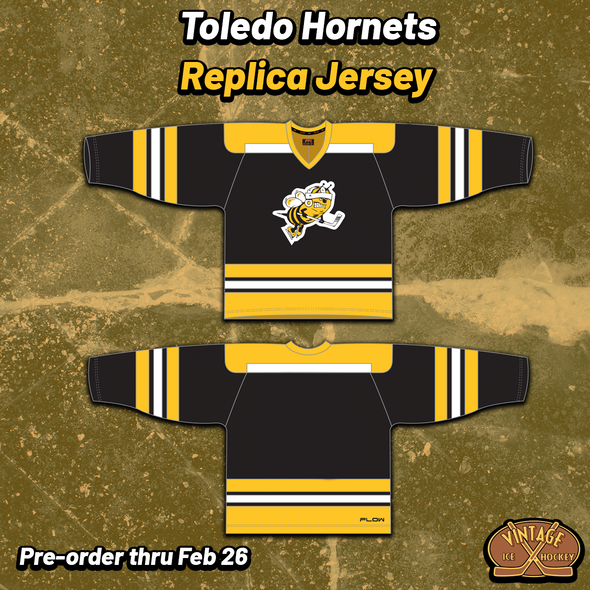 Toledo Hornets Replica Jersey (BLANK - PRE-ORDER)