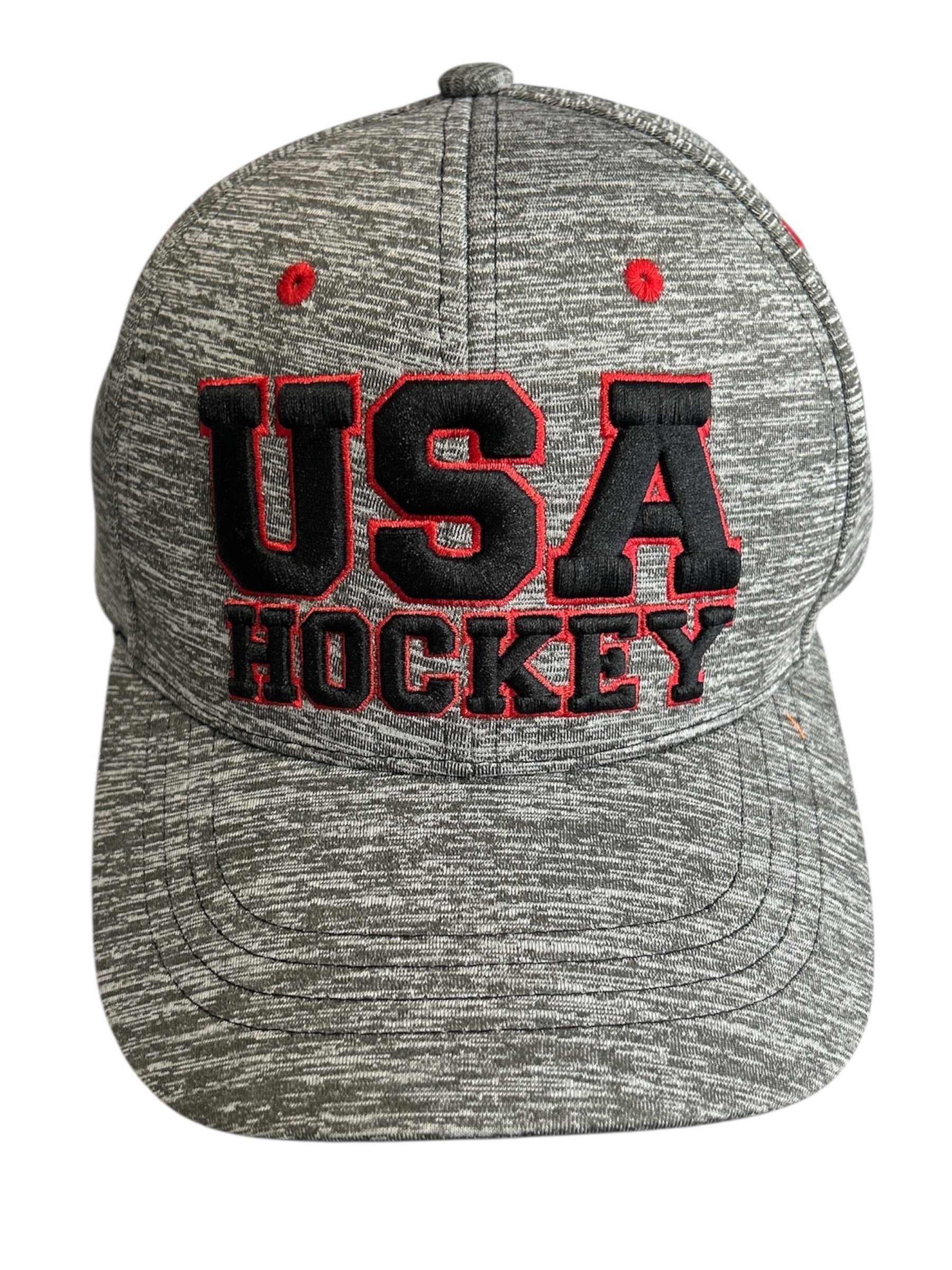 USA Hockey Official Licensed Gray Heather Cap