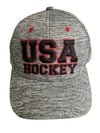 USA Hockey Official Licensed Gray Heather Cap