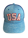 USA Hockey Official Licensed Blue Heather Cap