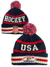USA Hockey Shield  Official Licensed Navy Knit Hat