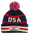 USA Hockey Shield  Official Licensed Navy Knit Hat
