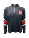USA Hockey Shield Logo Official Navy 1/4 Zip Pullover