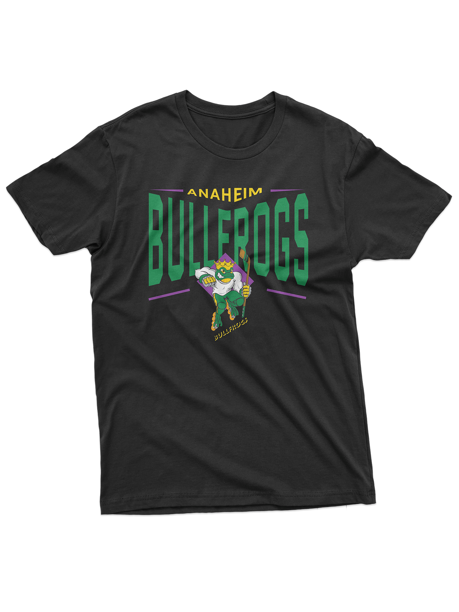 Anaheim Bullfrogs Black 