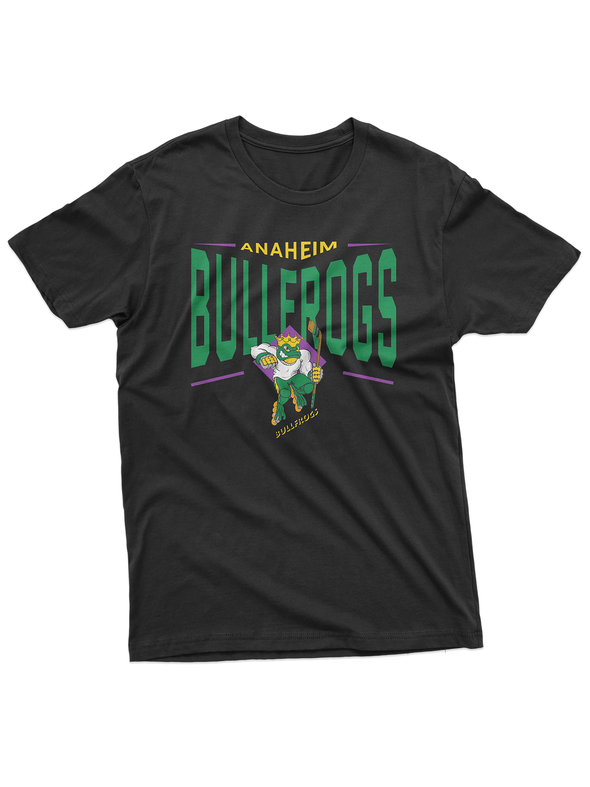 Anaheim Bullfrogs Black "Full Fandom" T-Shirt