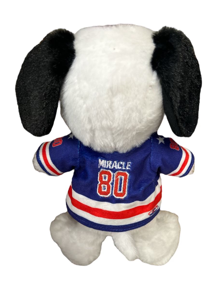 Snoopy USA Hockey Miracle on Ice Officially Licensed Blue Jersey 10 Inch Plush