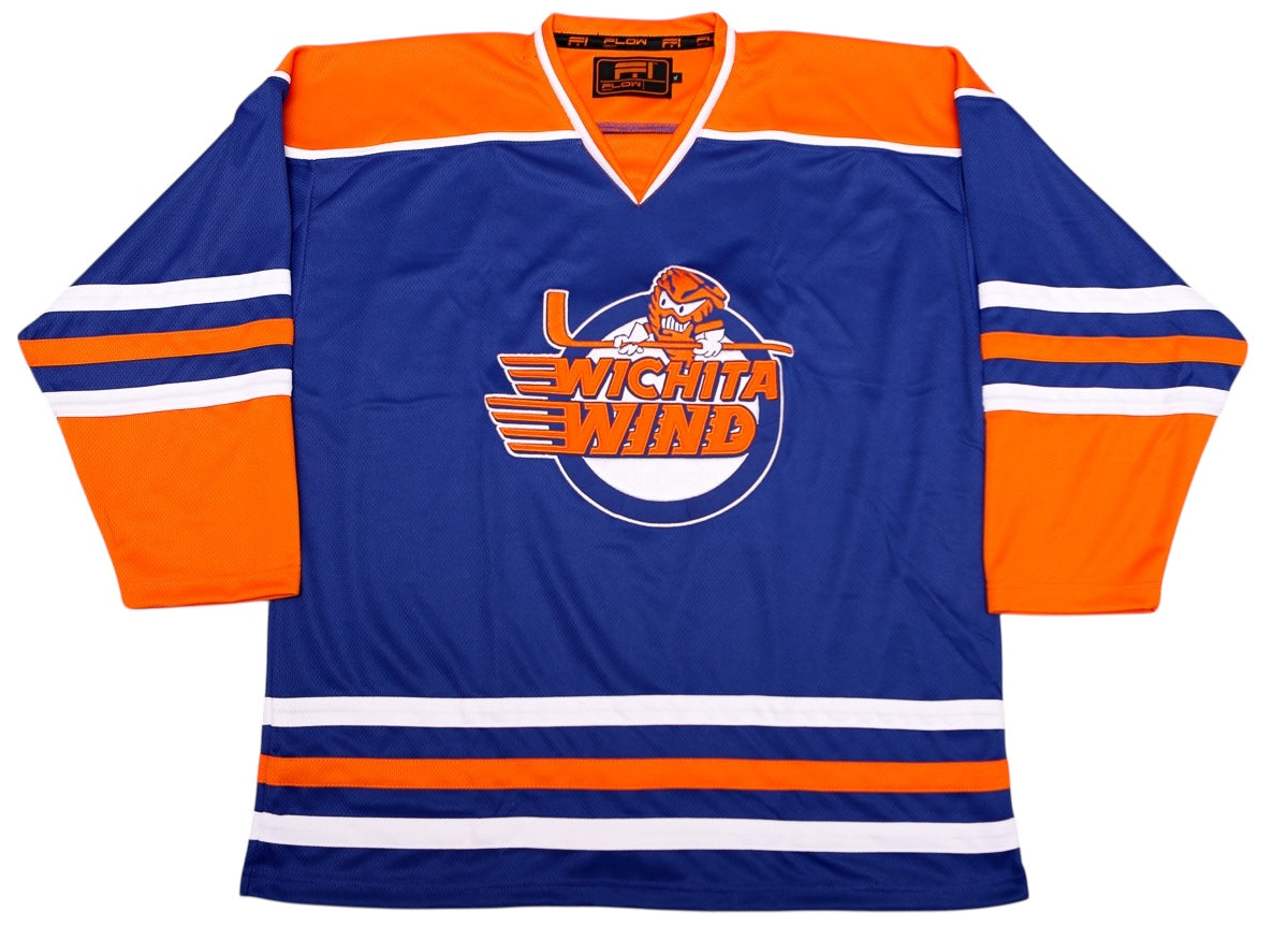 Wichita Wind 80s replica jersey, blank (no name or number), front