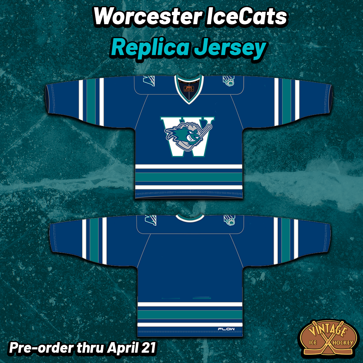 Worcester IceCats Hockey Apparel Retro Shirts, Hoodies & Collectibles