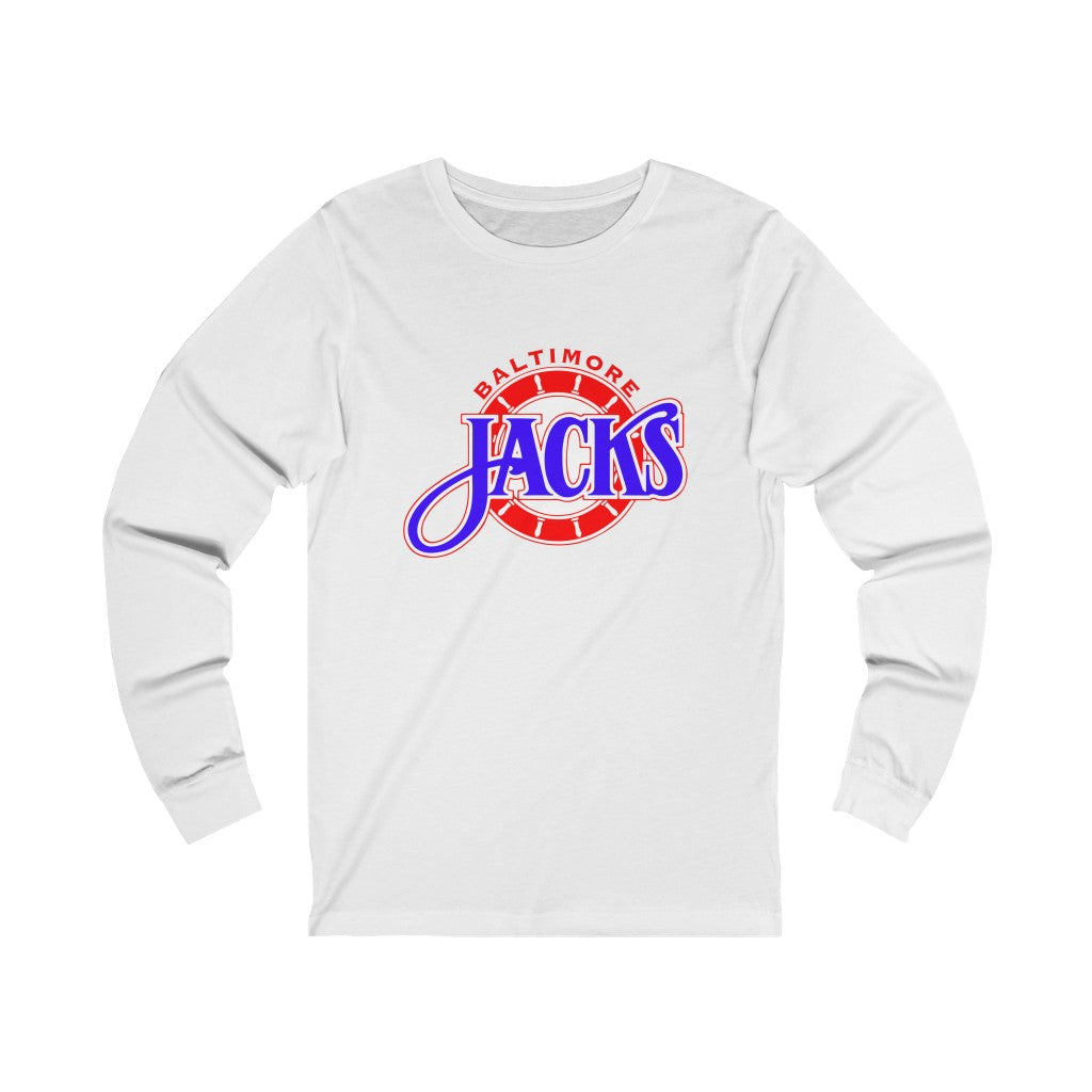 Baltimore Skipjacks Red & Blue Long Sleeve Shirt - White