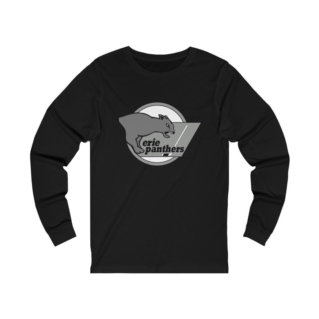 Erie Panthers Long Sleeve Shirt - Black