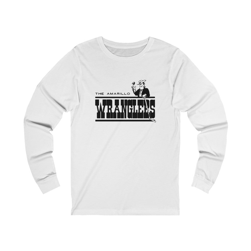 Amarillo Wranglers Cowboy Long Sleeve Shirt - White