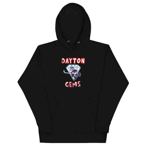 Dayton Gems Hoodie (Premium) - Black