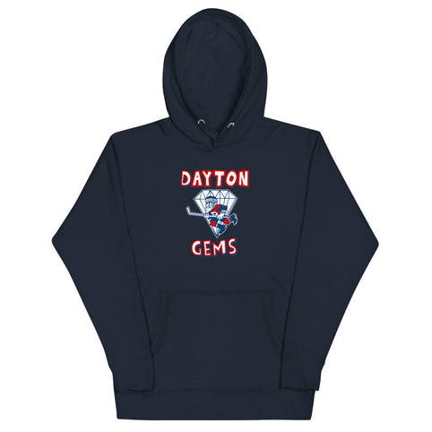 Dayton Gems Hoodie (Premium) - Navy Blazer