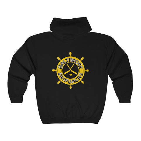 Baltimore Skipjacks 1982 Hoodie (Zip), front, plain (design is on the back)