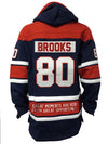 Herb Brooks Miracle 1980 Lace Vintage Hoodie - Navy