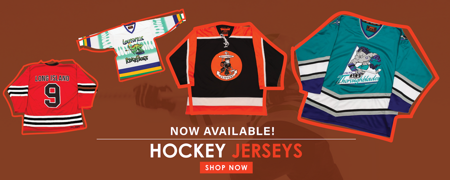 Black Unisex Adult Minor League Hockey Fan Jerseys for sale
