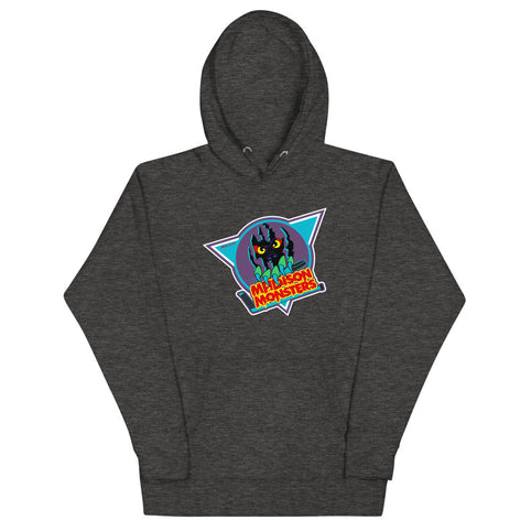 Madison Monsters Hoodie (Premium) - Charcoal Heather