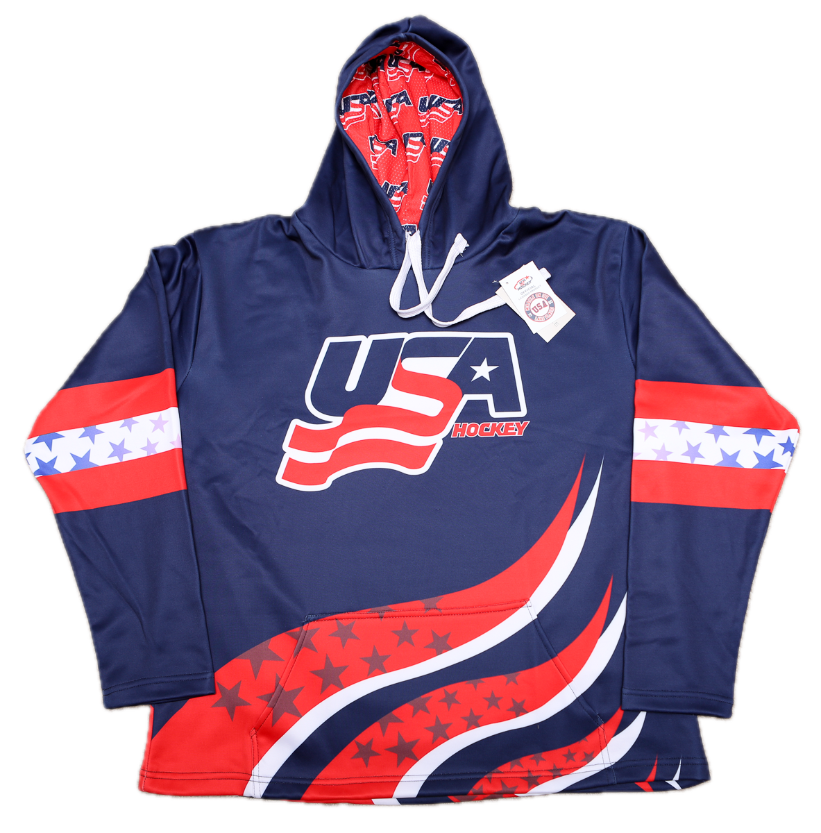 1996 USA Hockey Blue Performance Hoodie