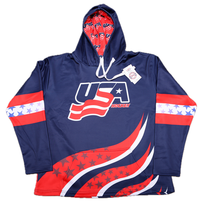 1996 USA Hockey Blue Performance Hoodie