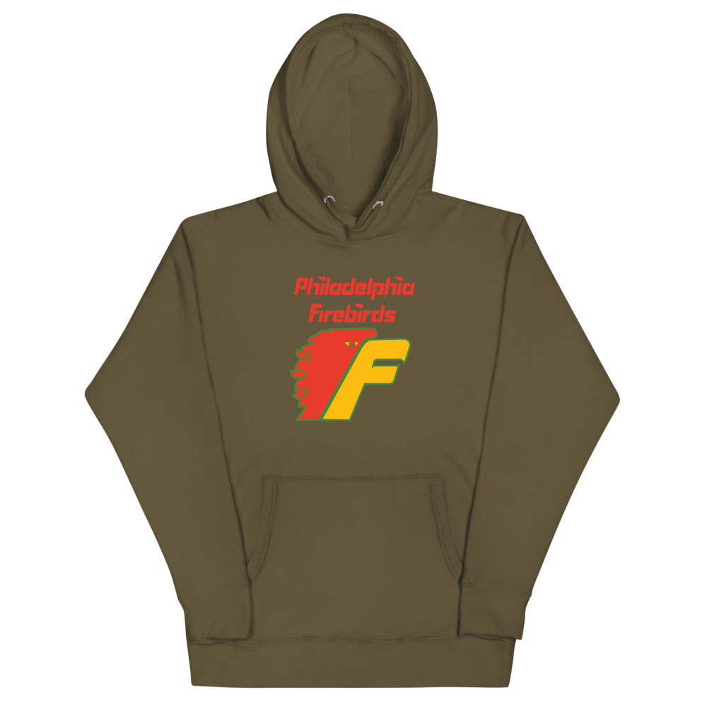 Philadelphia Firebirds Hoodie (Premium) - Military Green