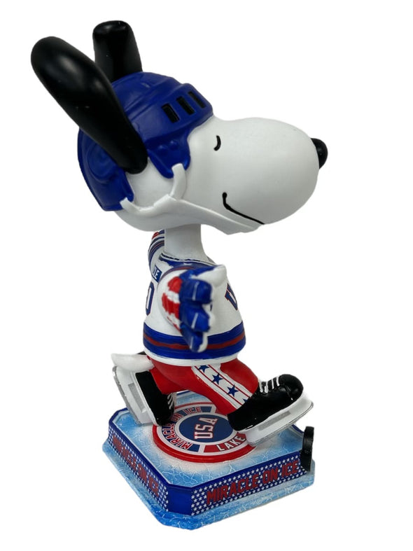 Snoopy USA Hockey Miracle on Ice Officially Licensed 7 Inch Bobblehead