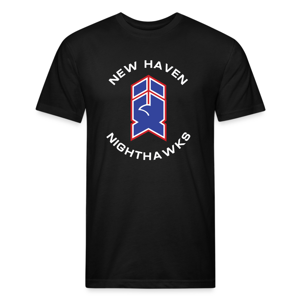 New Haven Nighthawks 1980s T-Shirt (Premium Tall 60/40) - black