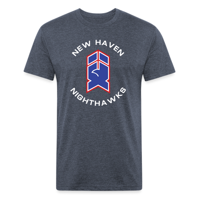 New Haven Nighthawks 1980s T-Shirt (Premium Tall 60/40) - heather navy