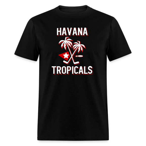 Havana Tropicals Palm T-Shirt - black