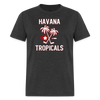 Havana Tropicals Palm T-Shirt - heather black