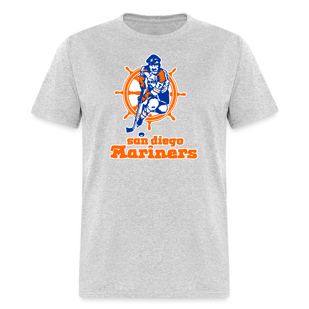 Vintage Ice Hockey San Diego Mariners Logo T-Shirt (WHA) Orange / S