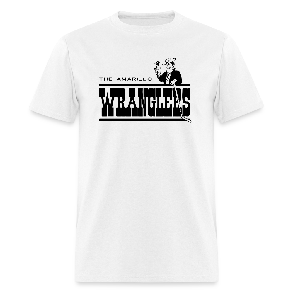Amarillo Wranglers Black Design T-Shirt - white