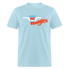 Amarillo Wranglers Horns T-Shirt - powder blue