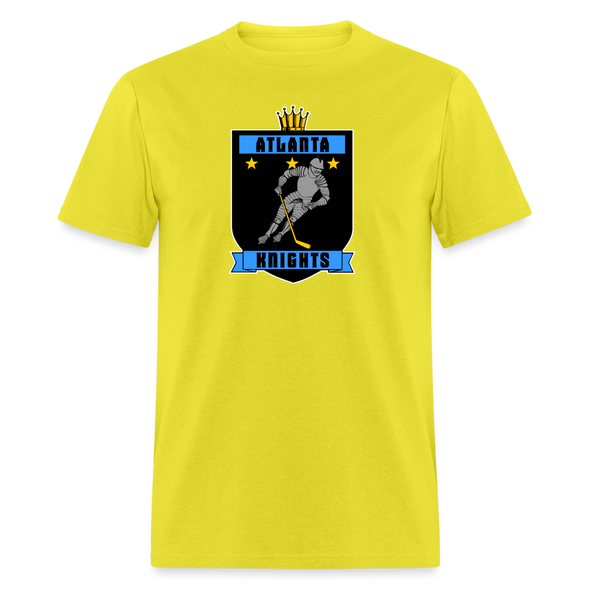 Atlanta Knights T-Shirt Smaller Design - yellow