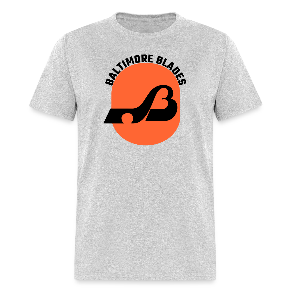 Baltimore Blades Text T-Shirt - heather gray