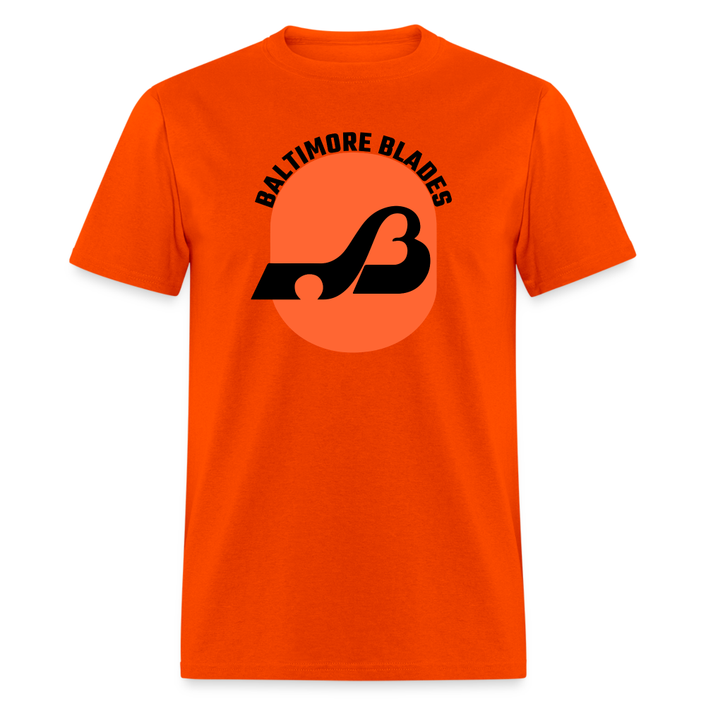 Baltimore Blades Text T-Shirt - orange