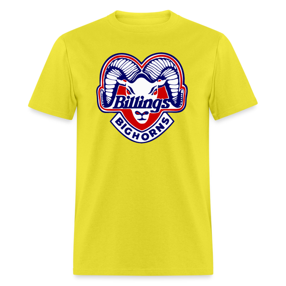 Billings Bighorns T-Shirt - yellow