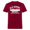 Cherry Hill Arena Old School Hockey T-Shirt - burgundy