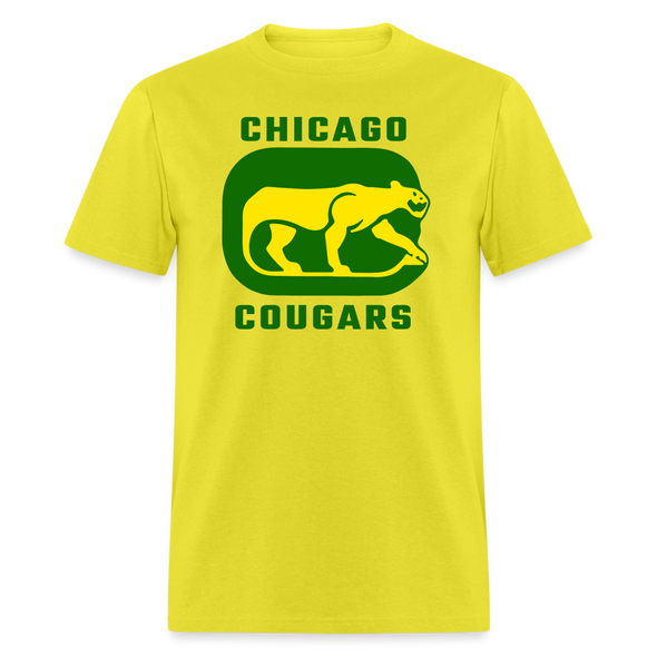 Chicago Cougars T-Shirt - yellow