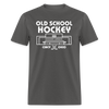 Cincinnati Gardens Old School Hockey T-Shirt - charcoal