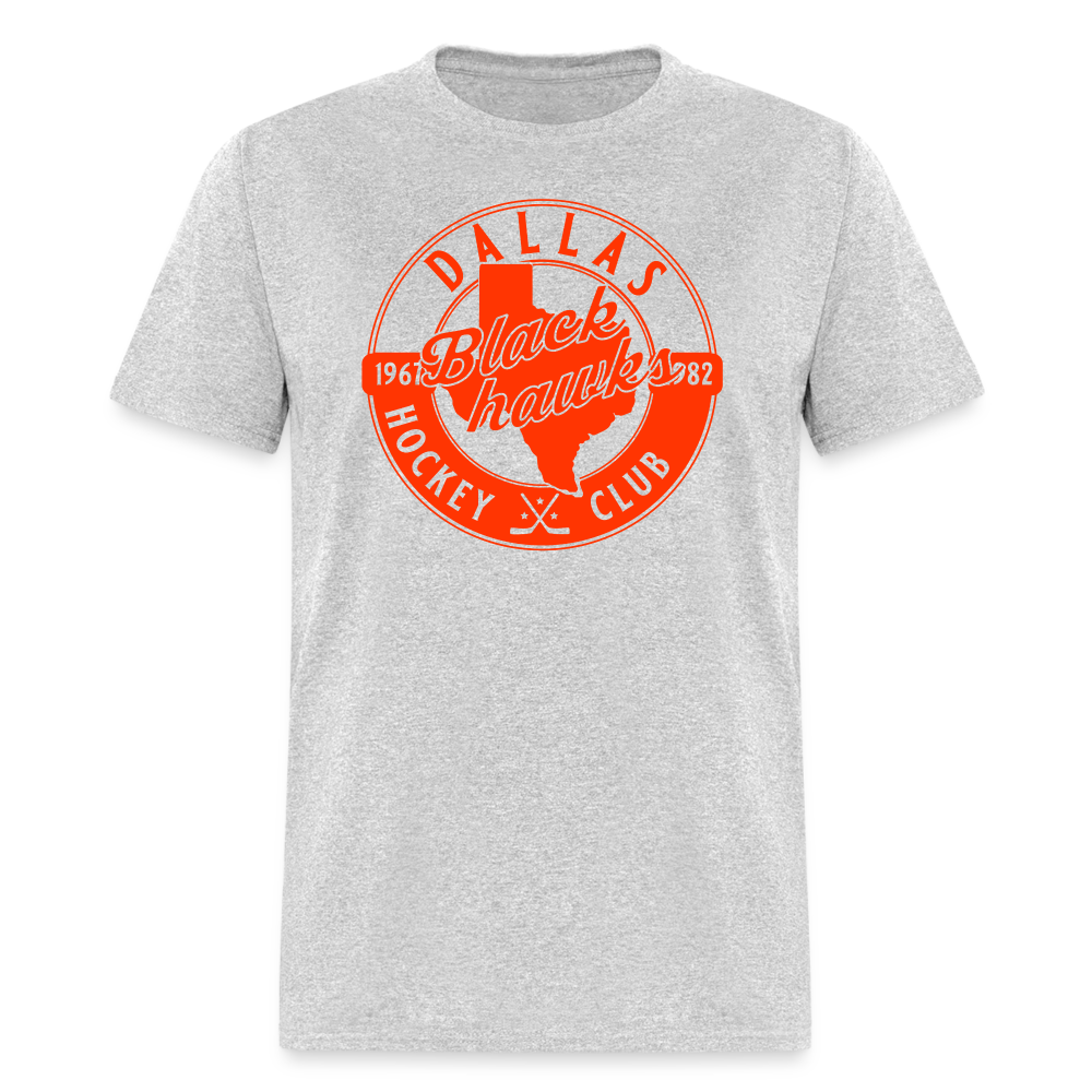 Dallas Blackhawks Circular Dated T-Shirt - heather gray