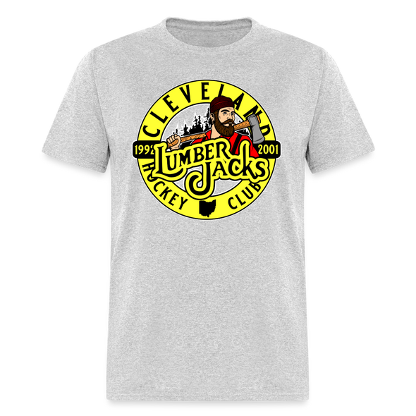 Cleveland Lumberjacks Circular T-Shirt - heather gray